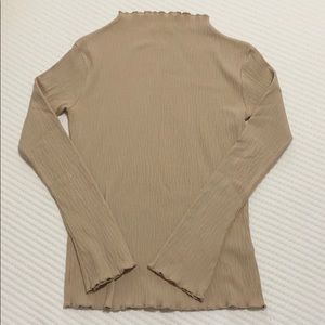 Korean long sleeved turtle neck top